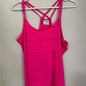 Danskin Fuchsia Strappy Tank Top